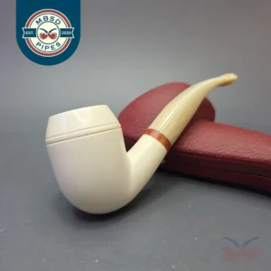 MBSD Meerschaum Deluxe Smooth Rhodesian with Briar-Mortise (New)