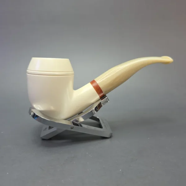 MBSD Meerschaum Deluxe Smooth Rhodesian with Briar-Mortise (New) - Image 3