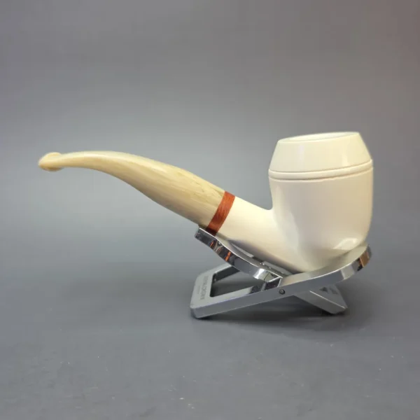MBSD Meerschaum Deluxe Smooth Rhodesian with Briar-Mortise (New) - Image 5