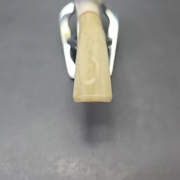 MBSD Meerschaum Deluxe Smooth Bent Billiard with Briar-Mortise (New) - Image 6