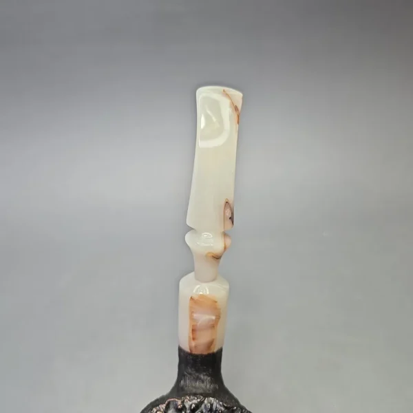 Wiley Galleon (44) Large Rusticated Freehand Sitter with Acrylic (Estate) - Image 7