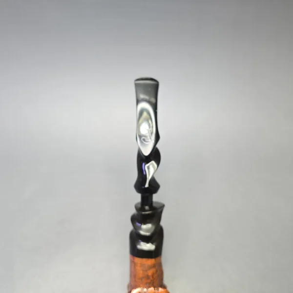 Preben Holm Fancy Private Collection Sandblast (C5) Magnum Freehand Sitter with Ebonite Ferrule (Unsmoked Estate) - Image 7