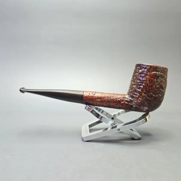 Dunhill (1962) Shell Briar Sandblasted Billiard Estate Briar Pipe - Image 4