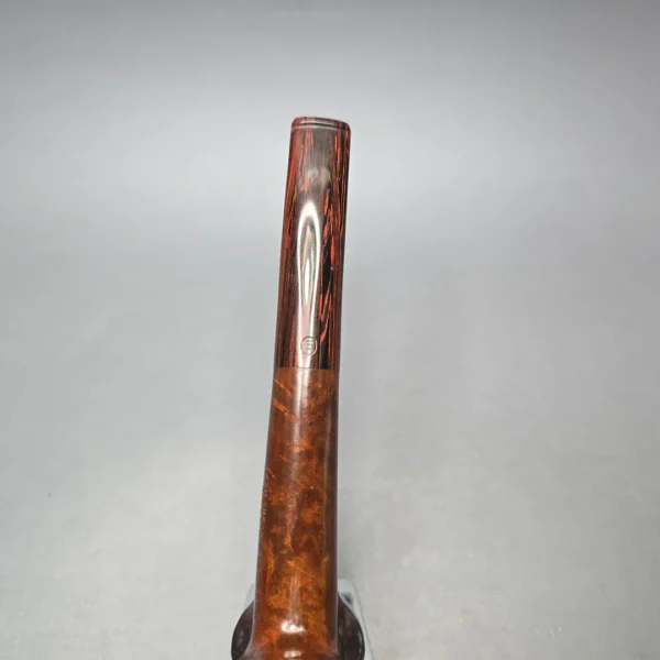 James Upshall Empire Series Tradition Magnum Smooth Long Shank Bent Billiard with Cumberland (Unsmoked Estate) - Image 7