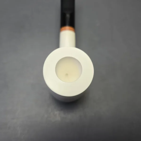 MBSD Meerschaum Deluxe Smooth Poker with Briar-Mortise (New) - Image 7