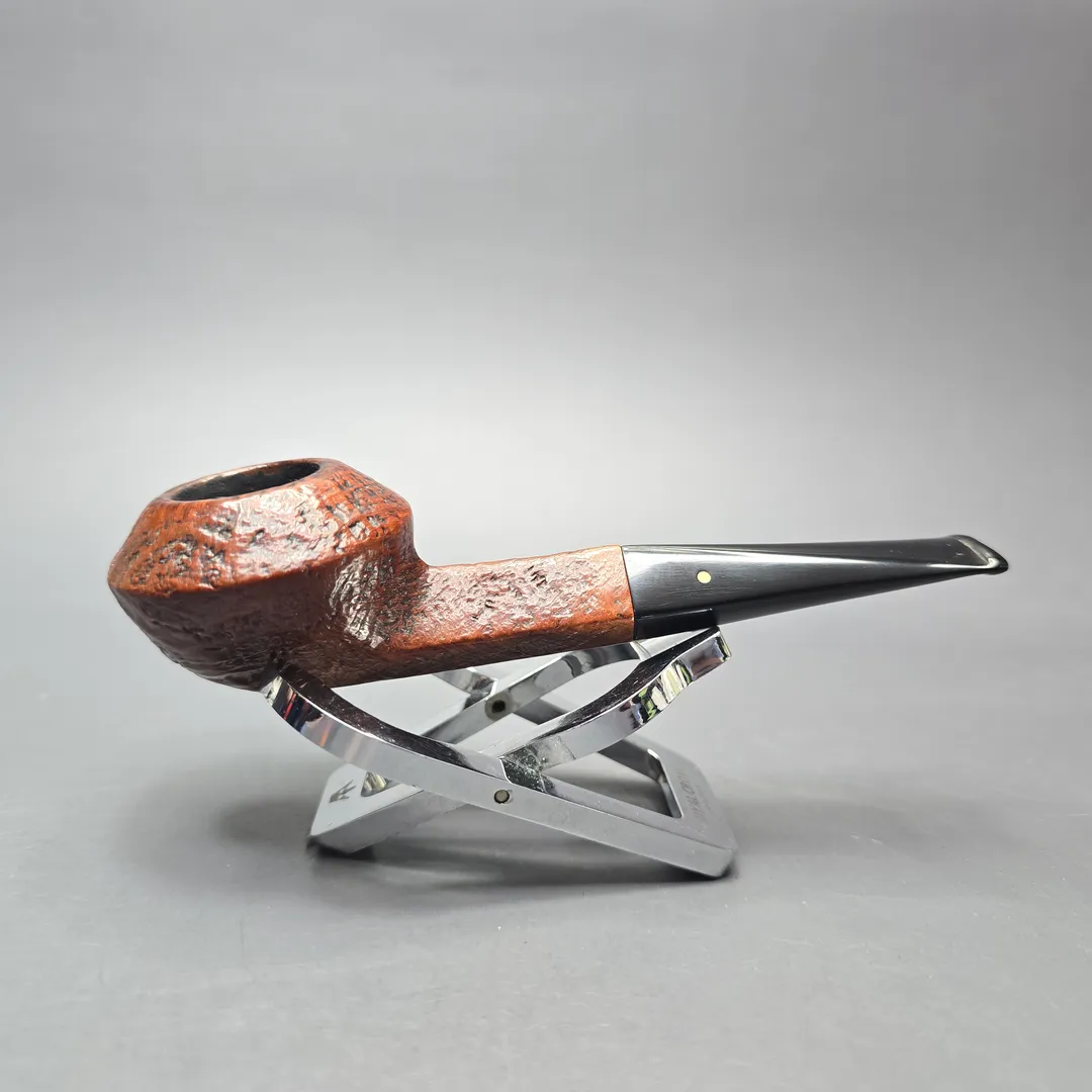 Dunhill (1970) Tanshell Sandblasted Squat Bulldog (Estate) - MBSD