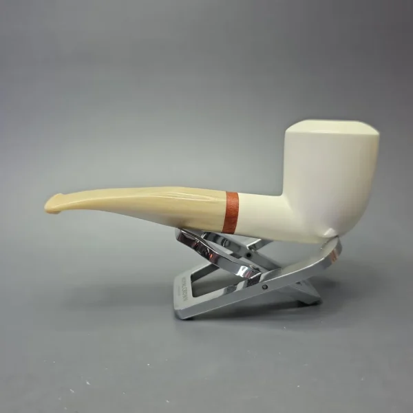 MBSD Meerschaum Deluxe Smooth Dublin with Briar-Mortise (New) - Image 4
