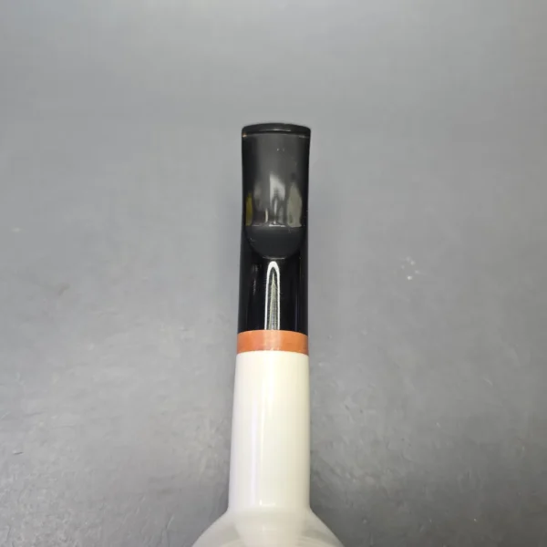 MBSD Meerschaum Deluxe Smooth Poker with Briar-Mortise (New) - Image 8