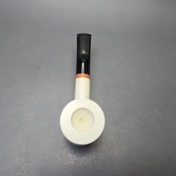 MBSD Meerschaum Deluxe Smooth Poker with Briar-Mortise (New) - Image 9