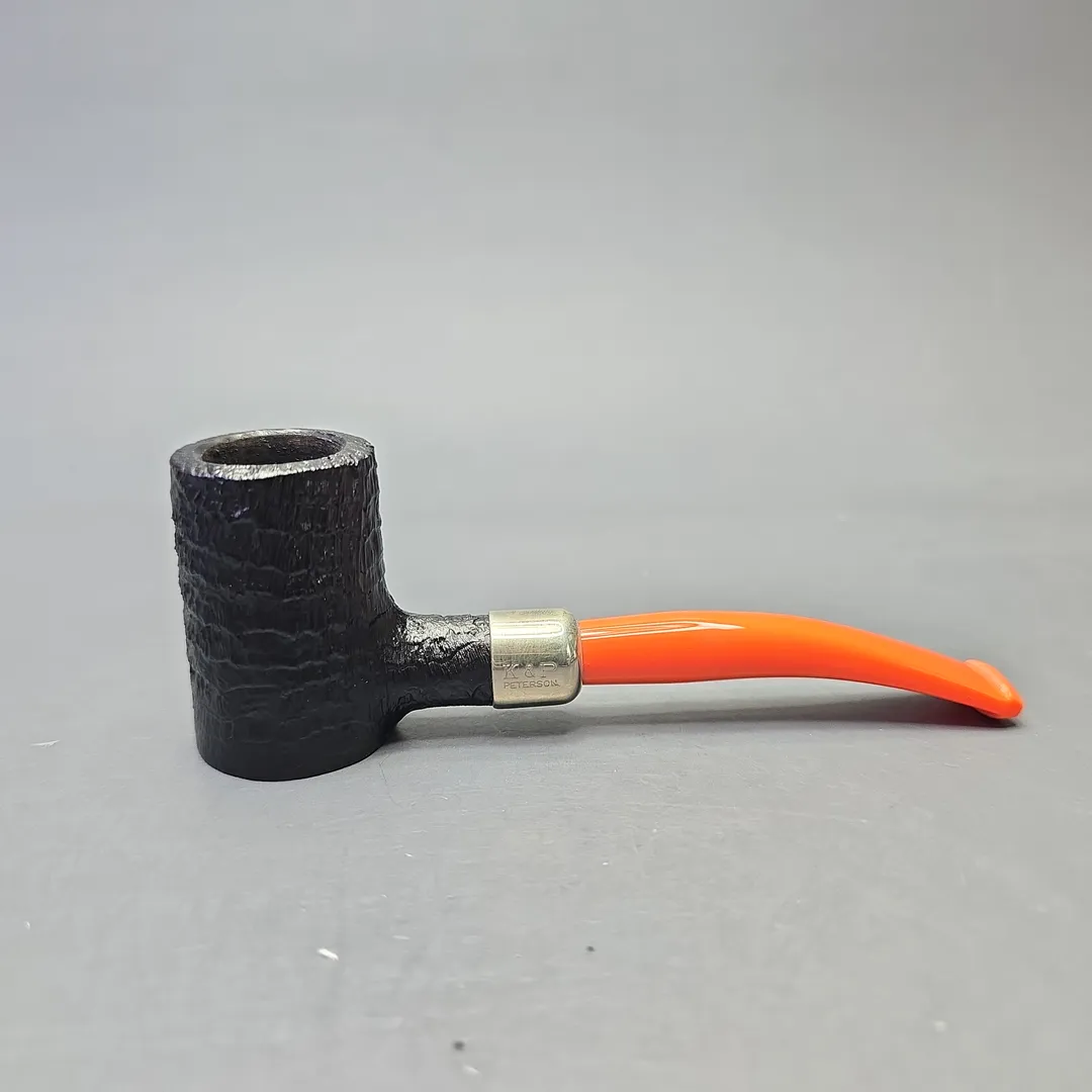 Peterson 2022 Halloween 701 Sandblasted Poker with Nickel (Unsmoked Estate) - Image 2