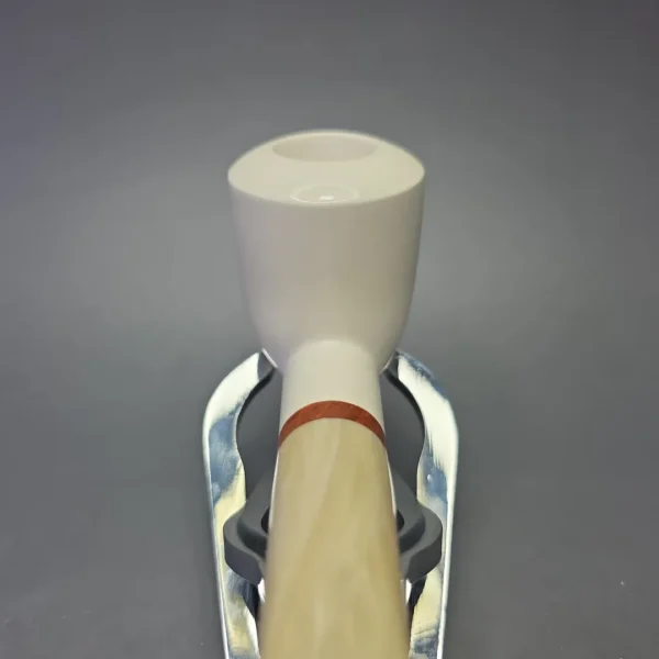 MBSD Meerschaum Deluxe Smooth Dublin with Briar-Mortise (New) - Image 6