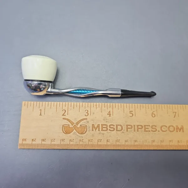 Falcon Shillelagh Blue with MBSD Meerschaum Dublin Bowl (New) - Image 13
