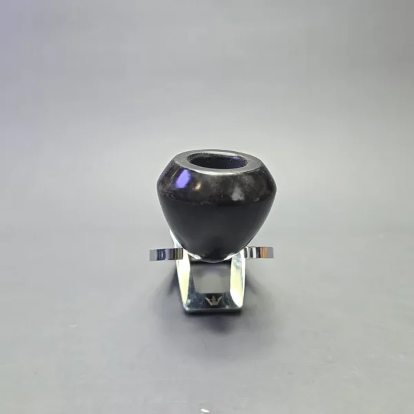 Nording Silver Classic Smooth Rhodesian Horn with Silver (Estate) - Image 3