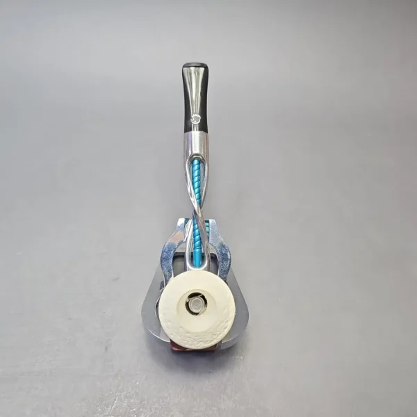 Falcon Shillelagh Blue with MBSD Meerschaum Squat Dublin Bowl (New) - Image 12