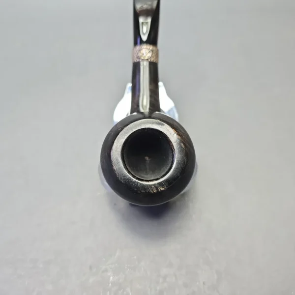 Nording Silver Classic Smooth Rhodesian Horn with Silver (Estate) - Image 6