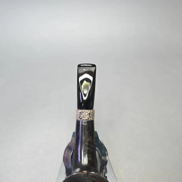 Nording Silver Classic Smooth Rhodesian Horn with Silver (Estate) - Image 7