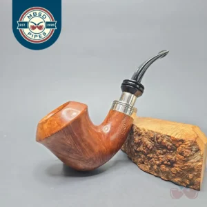 Rinaldo Triade Capo Verde (YY) (10) Smooth Calabash with Silver (Estate)