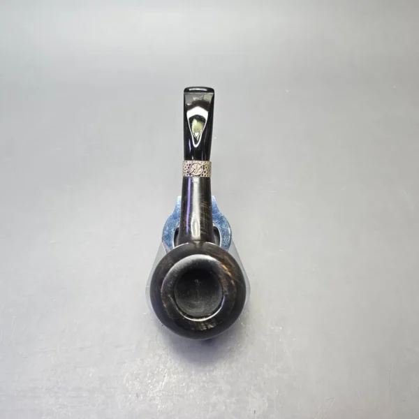 Nording Silver Classic Smooth Rhodesian Horn with Silver (Estate) - Image 8