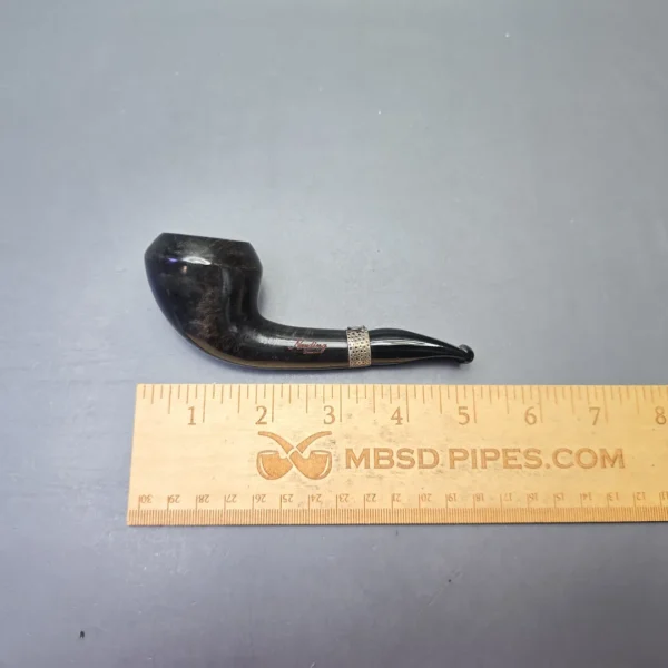Nording Silver Classic Smooth Rhodesian Horn with Silver (Estate) - Image 11