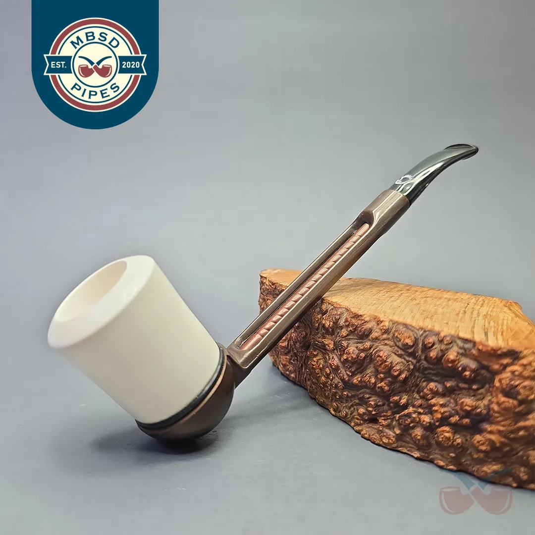 Falcon Extra Curved with MBSD Meerschaum Dublin Bowl (New)