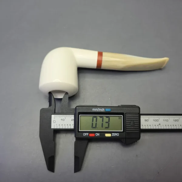 MBSD Meerschaum Deluxe Smooth Dublin with Briar-Mortise (New) - Image 9