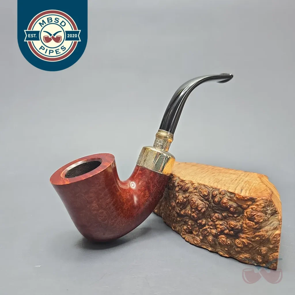 Peterson (2025) Terracotta Spigot 05 Smooth Calabash with Silver (Estate)