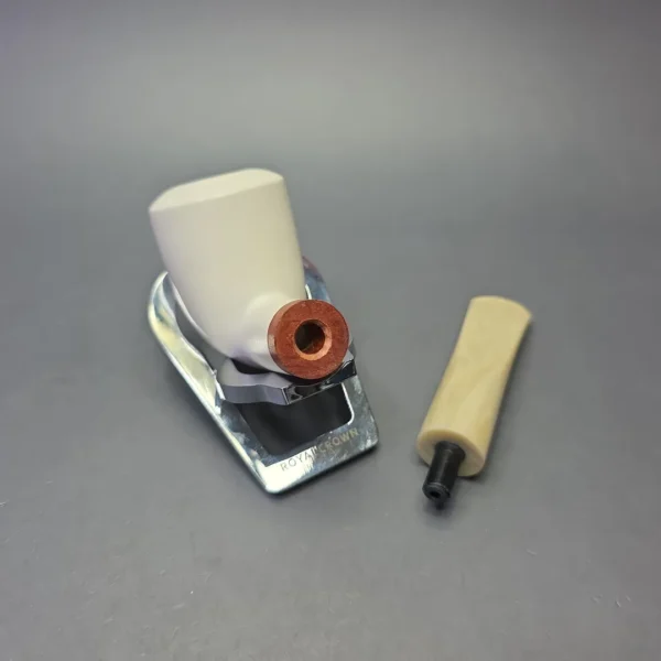 MBSD Meerschaum Deluxe Smooth Dublin with Briar-Mortise (New) - Image 10