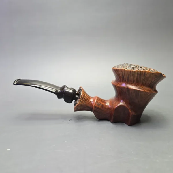 Preben Holm Crown Extra Large Smooth Spiral Carved Freehand Sitter (Estate) - Image 4