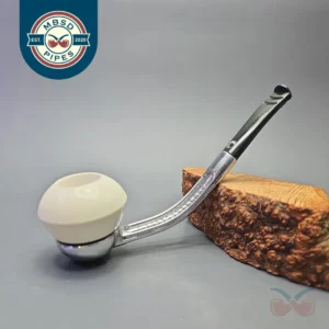 Falcon Bent Dental with MBSD Meerschaum Rhodesian Bowl (New)