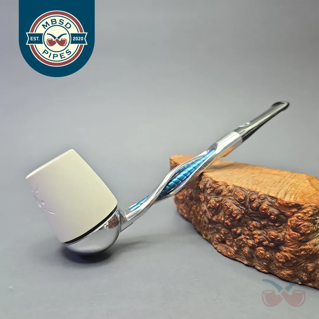 Falcon Shillelagh Blue with MBSD Meerschaum Brandy Bowl (New)