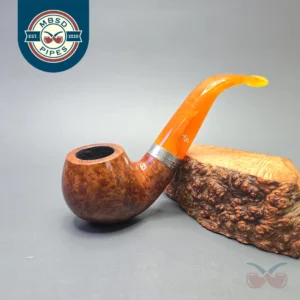 Peterson Rosslare 03 Smooth Bent Apple with Silver (Estate)