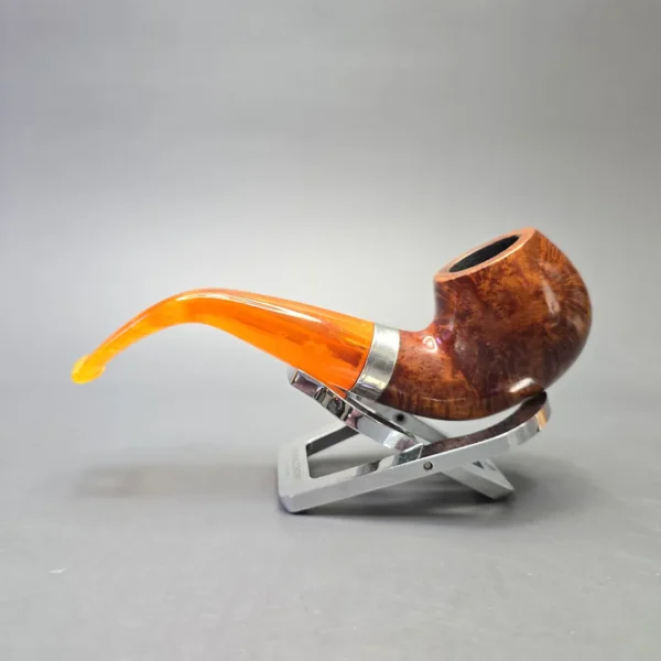 Peterson Rosslare 03 Smooth Bent Apple with Silver (Estate) - Image 4