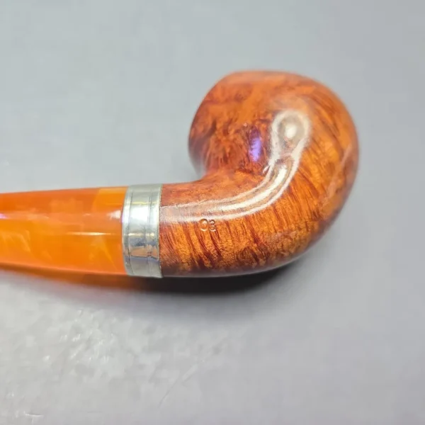 Peterson Rosslare 03 Smooth Bent Apple with Silver (Estate) - Image 11