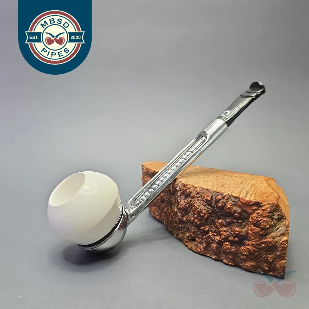 Falcon Straight Dental with MBSD Meerschaum Rhodesian Bowl (New)