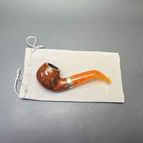 Peterson Rosslare 03 Smooth Bent Apple with Silver (Estate) - Image 15