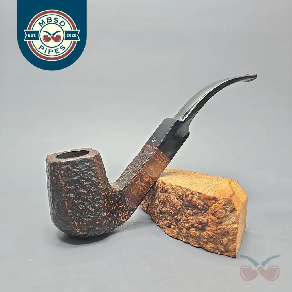 James Upshall Bark EXL Rusticated Panel Bent Billiard (Unsmoked Estate)