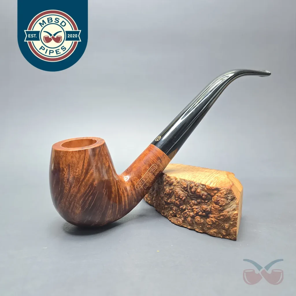 James Upshall Empire Series Old England Magnum Smooth Bent Billiard (Unsmoked Estate)