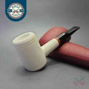 MBSD Meerschaum Deluxe Smooth Poker with Briar-Mortise (New)
