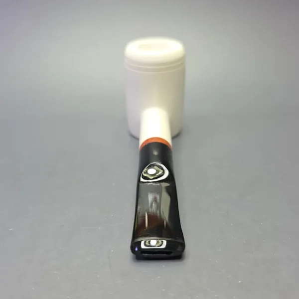 MBSD Meerschaum Deluxe Smooth Poker with Briar-Mortise (New) - Image 5