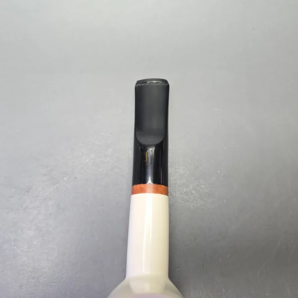 MBSD Meerschaum Deluxe Smooth Poker with Briar-Mortise (New) - Image 5