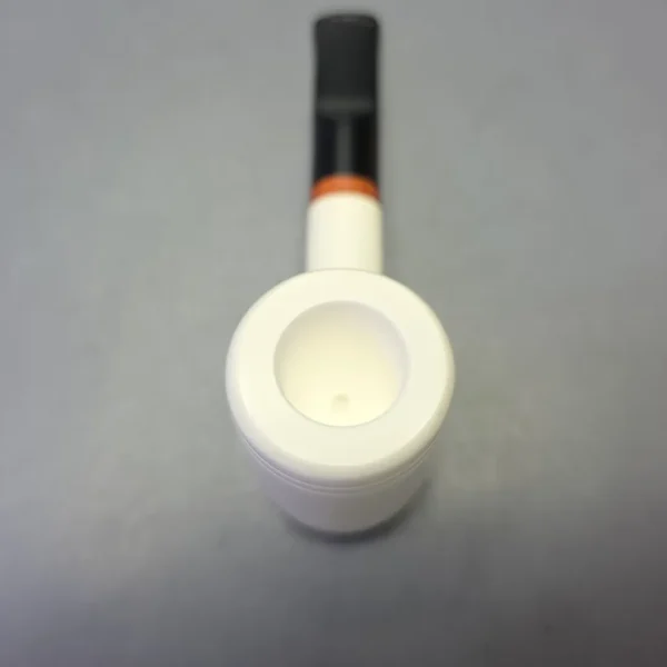 MBSD Meerschaum Deluxe Smooth Poker with Briar-Mortise (New) - Image 7