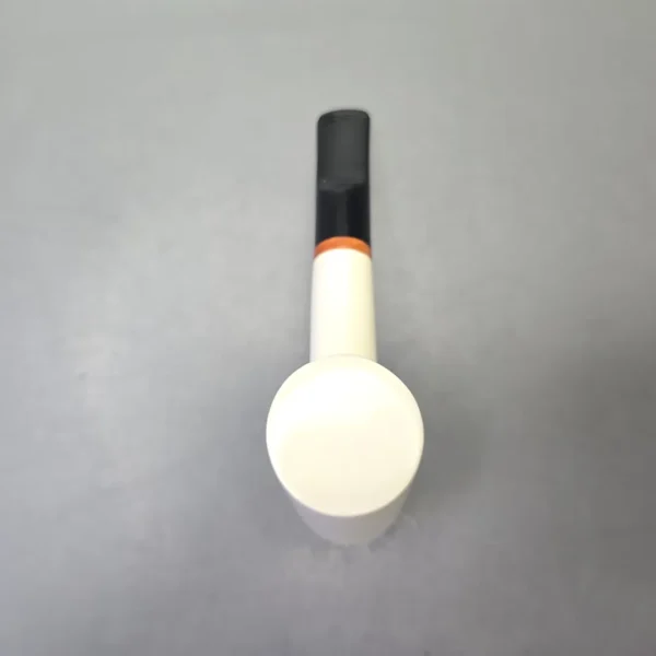 MBSD Meerschaum Deluxe Smooth Poker with Briar-Mortise (New) - Image 6
