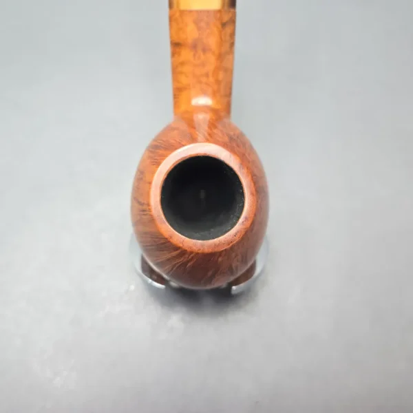 W.O. Larsen Straight Grain (6) Extra Large Smooth Diplomat with Horn (Estate) - Image 6