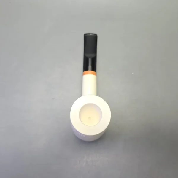 MBSD Meerschaum Deluxe Smooth Poker with Briar-Mortise (New) - Image 8