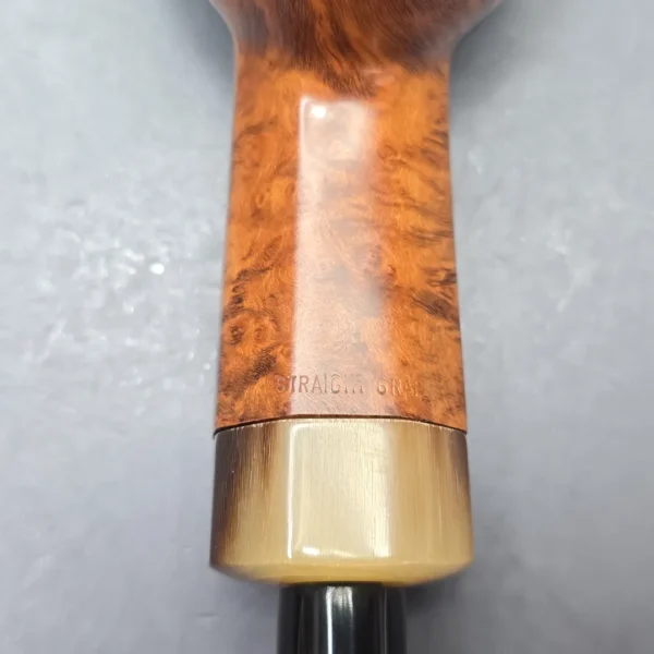 W.O. Larsen Straight Grain (6) Extra Large Smooth Diplomat with Horn (Estate) - Image 11