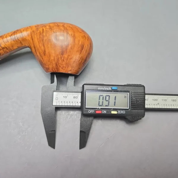 W.O. Larsen Straight Grain (6) Extra Large Smooth Diplomat with Horn (Estate) - Image 13
