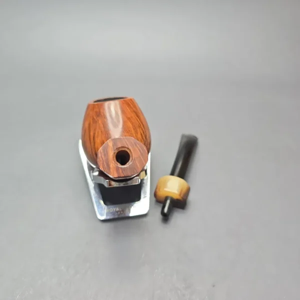 W.O. Larsen Straight Grain (6) Extra Large Smooth Diplomat with Horn (Estate) - Image 14