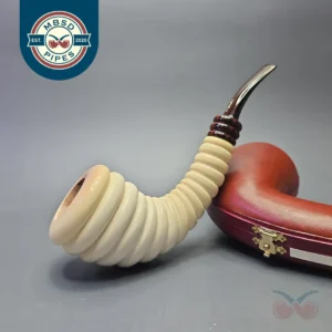 Fikri Baki Magnum Beehive Carved Horn with Cumberland (Estate)