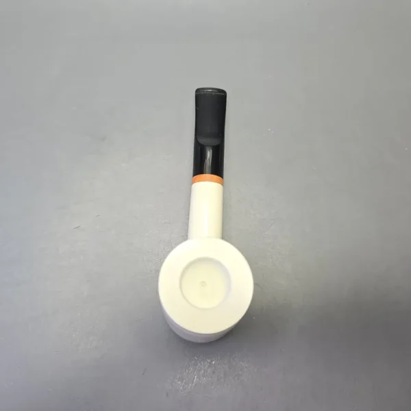 MBSD Meerschaum Deluxe Smooth Poker with Briar-Mortise (New) - Image 9