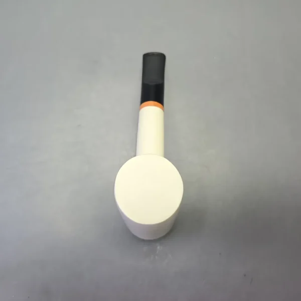 MBSD Meerschaum Deluxe Smooth Poker with Briar-Mortise (New) - Image 10
